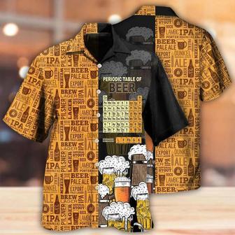 Beer Hawaiian Shirt, Beer Classic Style, Periodic Table Of Beer Aloha Shirt For Men And Women - Perfect Gift For Beer Lovers, Summer - Seseable