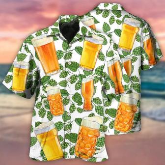 Beer Hawaiian Shirt, Cold Beer, Beer Craft, Beer Cool Style Aloha Shirt For Men And Women - Perfect Gift For Beer Lovers, Summer - Seseable