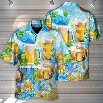 Beer Hawaiian Shirt, Cool Beer, Beer Make Everyone Happy Aloha Shirt For Men And Women - Perfect Gift For Beer Lovers, Summer - Seseable