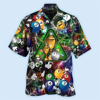 Billiard Hawaiian Shirt, Billiard Champion Aloha Hawaiian Shirt, Billiard Merry Christmas Aloha Shirt For Men - Perfect Gift For Billiard Lovers - Seseable