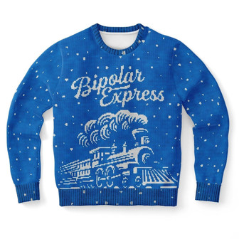 Bipolar Express Ugly Christmas Sweater - Thegiftio UK