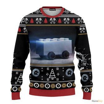 Blursed Cybertruck Ugly Sweater Best Gift For Christmas | Favorety DE