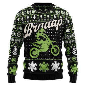 Braaap Moto Ugly Christmas Sweater For Men And Women | Favorety