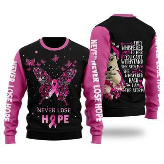 Breast Cancer Warrior Ugly Christmas Sweater For Men & Women | Favorety DE