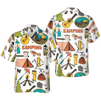Camping Hawaiian Shirt, Camping Travel Road Trip, Colorful Summer Aloha Shirt For Men Women, Perfect Gift For Friend, Team, Unique Shirt For Camping - Seseable