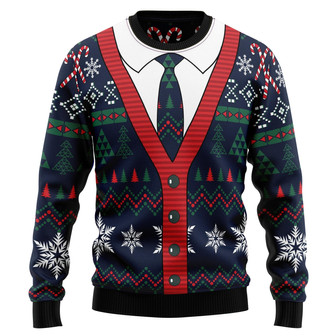 Cardigan Ugly Christmas Sweater For Men And Women - Thegiftio UK