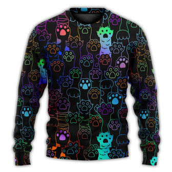 Cat Cutie Little Paw Ugly Christmas Sweaters - Thegiftio UK