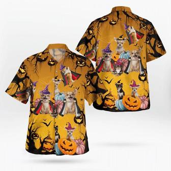 Chihuahua Hawaii Shirt - Halloween Pattern Hawaii Shirt - Perfect Gift For Dog Lovers Friend, Family - Seseable