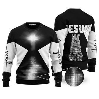 Christian Jesus Ugly Christmas Sweater For Men & Women | Favorety UK