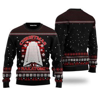 Christmas At Nakatomi Plaza Ugly Christmas Sweater For Men & Women | Favorety