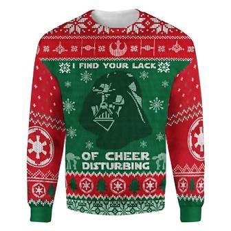 Christmas Star Wars Darth Vader Ugly Sweaters | Favorety