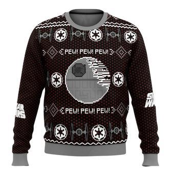 Christmas Star Wars Death Pew Ugly Christmas Sweaters | Favorety CA