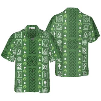 Collection Of Celtic Irish Happy St Patrick's Day Hawaiian Shirt, Colorful Summer Aloha Shirts For Men Women, Perfect Gift For Husband, Wife, Friend - Seseable