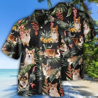 Corgi Aloha Hawaii Shirt - Tropical Love Dog Hawaiian Shirt For Summer - Perfect Gift For Dog Lovers, Friend, Family - Seseable