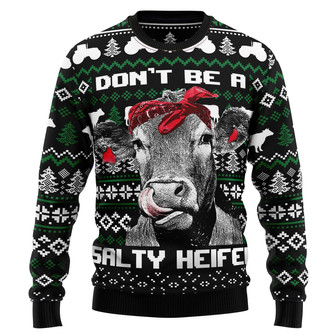 Cow Heifer Ugly Christmas Sweater For Men And Women - Thegiftio UK