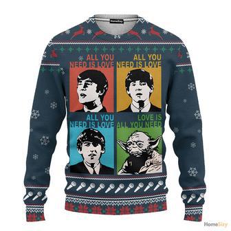 Custom All You Need Is Love Cosplay Ugly Sweater | Favorety AU