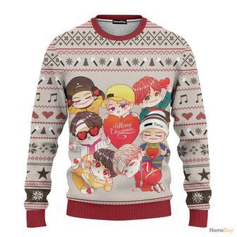 Custom Cosplay BTS Ugly Sweater - Best Gift For Christmas | Favorety AU