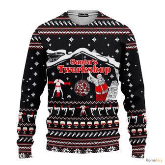 Custom Cosplay Santa's Twerkshop Ugly Sweater - Gift For Christmas Xmas | Favorety