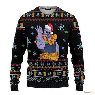 Custom Cosplay Thanos Ugly Sweater Best Gift For Christmas | Favorety UK