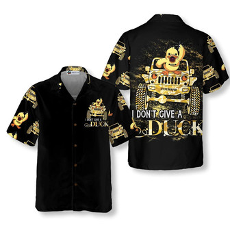 Duck Hawaiian Shirt, I Don't Give A Duck Aloha Shirt For Men Women - Perfect Gift For Duck Lovers, Husband, Boyfriend, Friend, Family | Seseable CA