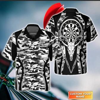 Customized Darts Hawaiian Shirt, Darts And Deer, Personalized Name Hawaiian Shirt For Men - Perfect Gift For Darts Lovers, Darts Players - Seseable