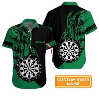 Customized Name Darts Hawaiian Shirt, Personalized Dartboard Hawaiian Shirts For Summer - Gift For Darts Lovers, Darts Players Uniforms - Seseable