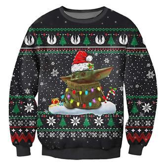 Cute Baby Yoda Star Wars Xmas Ugly Christmas Sweaters | Favorety CA