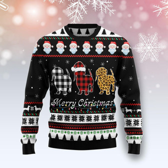 Dachshund Merry Christmas Ugly Sweater For Men And Women - Thegiftio UK