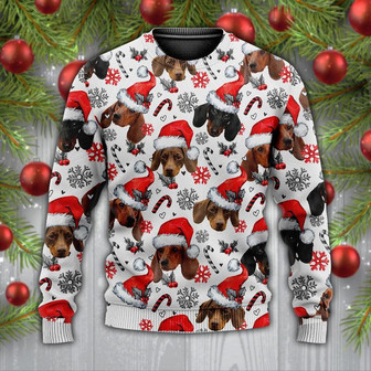 Dachshunds Christmas Ugly Sweater - Gift For Dog Lovers - Thegiftio UK