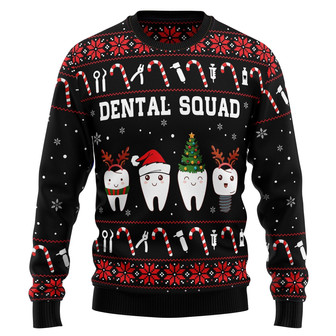 Dental Squad Ugly Christmas Sweater - Thegiftio UK
