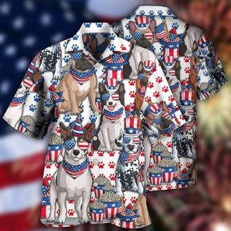 Dog Aloha Hawaii Shirt - Dog Independence Day Hawaiian Shirt For Summer - Perfect Gift For Dog Lovers, Friend, Family - Seseable