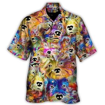 Dog Hawaiian Shirt, Dog Painting In My Memory Aloha Hawaiian Shirt For Summer, Dog Hawaiian Shirts Matching Outfit For Men Women, Dog Lover, Friends - Seseable