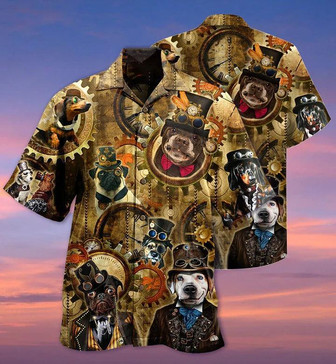 Dogs Aloha Hawaii Shirt - Dogs Machine Vintage Cool Hawaiian Shirt For Summer - Perfect Gift For Dog Lovers, Friend, Family | Seseable UK