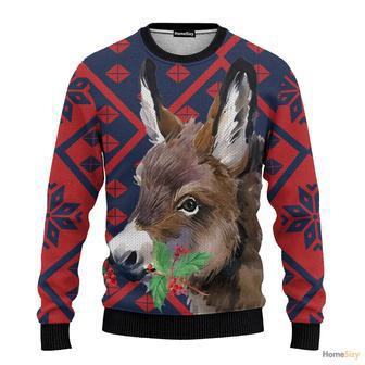 Donkey Ugly Christmas Sweater For Men And Women | Favorety DE