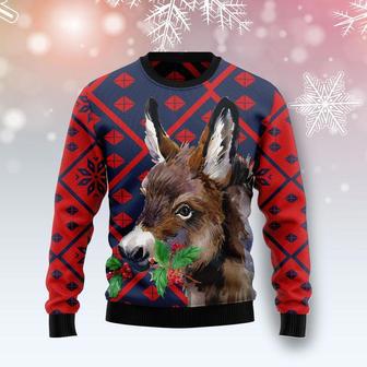 Donkey Ugly Christmas Sweater For Men & Women | Favorety