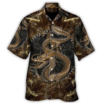 Dragon Aloha Hawaiian Shirt For Summer, Dragon Love Life Colorful Hawaiian Shirts Outfit For Men Women, Dragon Lovers - Seseable