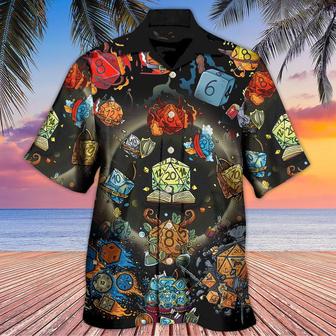 Dragon Dice Aloha Hawaiian Shirt For Summer, Dungeon And Dragon Hawaiian Shirts Outfit For Men Women, Dragon Lovers - Seseable