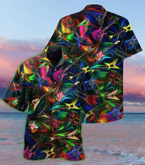 Electric Guitar Music Amazing Aloha Hawaiian Shirt For Summer, Guitar Hawaiian Shirts Matching Outfit For Men Women, Music Guitar Lover - Seseable