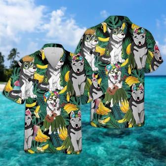 English Springer Hawaiian Shirt, Tropical Summer Leaves Hawaiian Shirt For Men - Perfect Gift For English Springer Lovers, Boyfriend, Friend, Family - Seseable