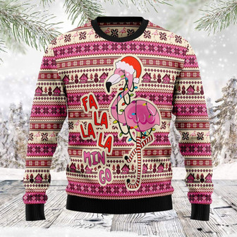 Fa La La Min Go Christmas Ugly Sweater For Men And Women - Thegiftio UK
