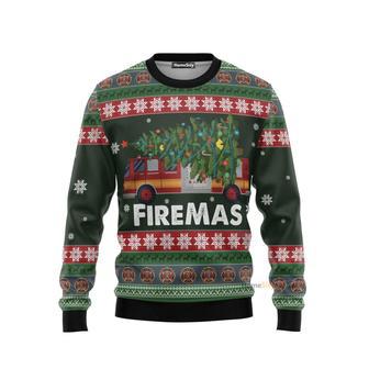 Firefighter Fireman Ugly Christmas Sweater For Men And Women | Favorety UK