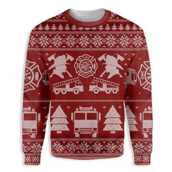 Firefighter Ugly Christmas Sweater For Men And Women | Favorety DE