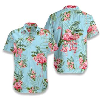Flamingo Aloha Hawaiian Shirt, Tropical Workout Flamingo Hawaiian Shirt, Tropical Hawaiian Shirt - Perfect Gift For Men Women, Friends, Family - Seseable
