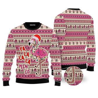 Flamingo Ugly Christmas Sweater For Maen & Women Adult | Favorety AU