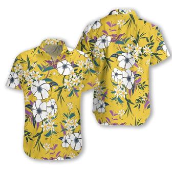 Floral Flower Hawaiian Shirt, Flower Hawaiian Shirt, Colorful Summer Aloha Shirt For Men Women, Perfect Gift For Husband, Wife, Friend, Family - Seseable