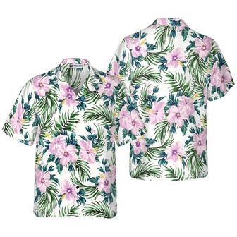 Floral Flower Hawaiian Shirt, Flower Hawaiian Shirt, Flower Summer Aloha Shirt For Men Women, Perfect Gift For Husband, Wife, Friend, Family - Seseable
