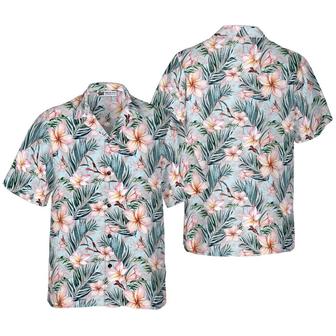 Floral Tropical Hawaiian Shirt, Flower Hawaiian Shirt, Colorful Aloha Shirt For Men Women, Perfect Gift For Husband, Wife, Friend, Family - Seseable