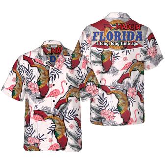 Florida Made In Long Time Hawaiian Shirt, Colorful Tropical Summer Aloha Shirts For Men Women, Perfect Gift For Husband, Wife, Friend, Family - Seseable
