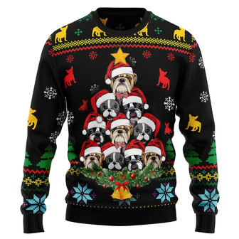French Bulldog Ugly Christmas Sweater - Thegiftio UK