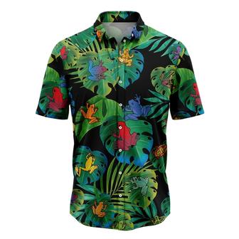 Frogs Hawaiian Shirt, Rainforest Aloha Shirt For Men Women - Perfect Gift For Husband, Boyfriend, Friend, Family, Wife | Favorety